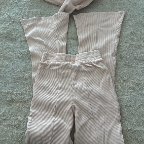 Blush Ribbed Lounge Set - Picture 3 of 4